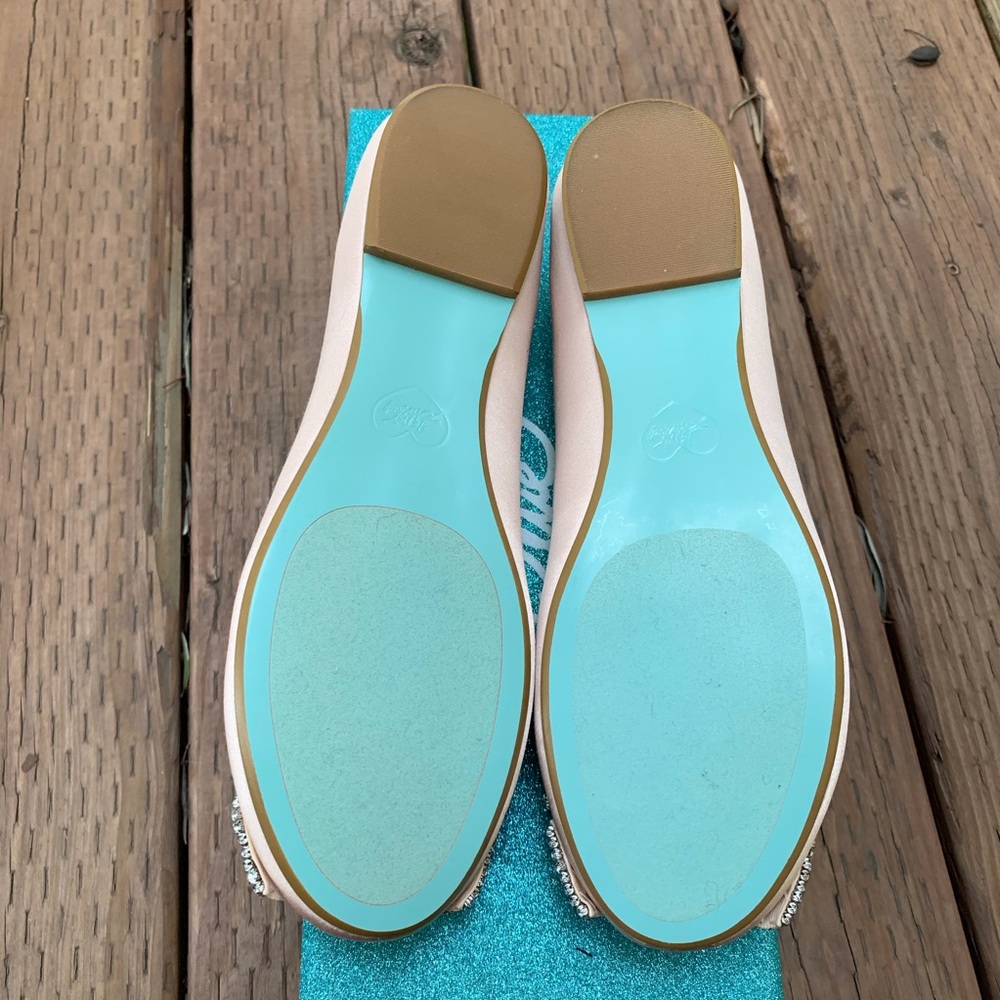 Betsey Johnson Pink Flats with Silver Embellishments - Picture 5 of 5
